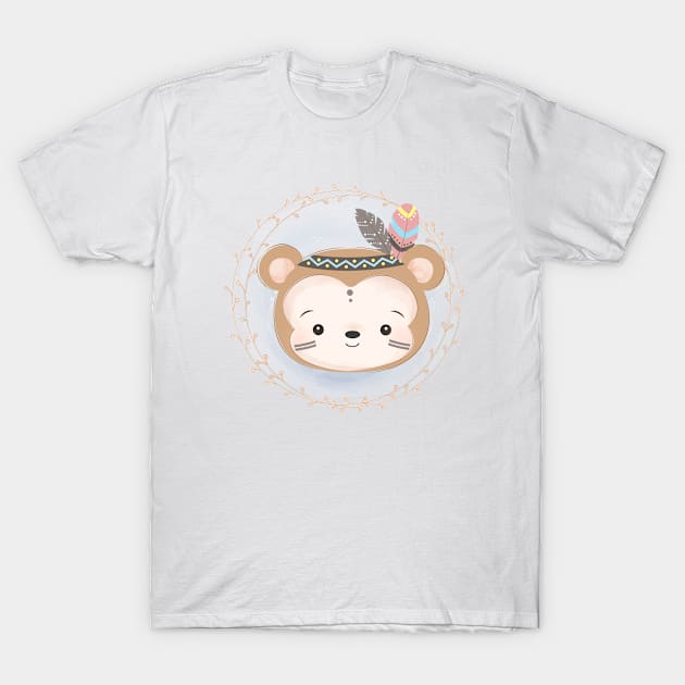 Monkey T-Shirt by O2Graphic